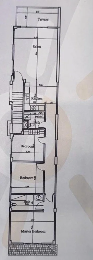 Floor plan of 140 m² 3-bedroom first-floor chalet for sale in La Vista 6