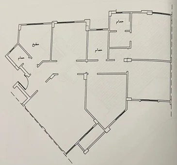 Floor plan of 190 m² pool-view apartment for sale in Keeva
