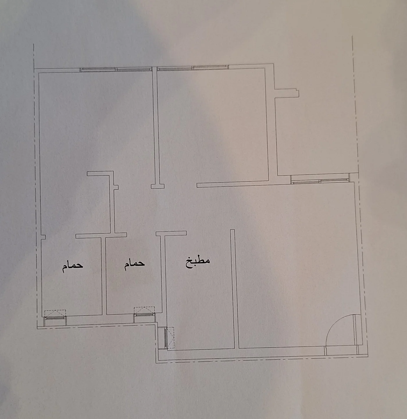 Floor plan of Ground-floor 80 m² apartment plus private 40 m² garden for sale in At East