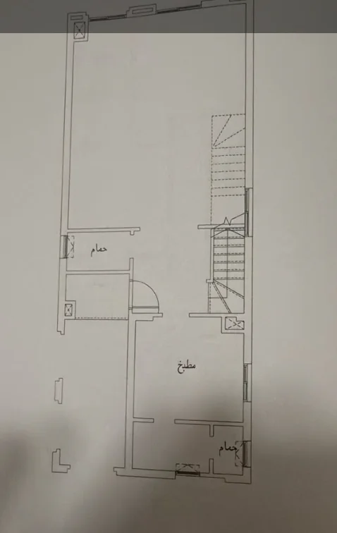Floor plan of 210 m² villa with six bathrooms on a 478 m² plot for sale in At East