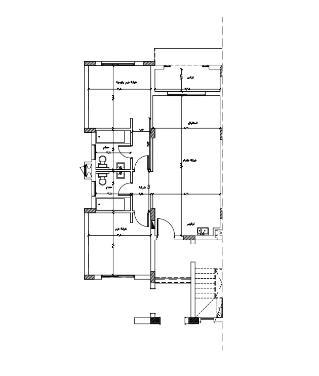 Floor plan of Ground-floor 120 m² apartment plus private 100 m² garden for sale in Gaia
