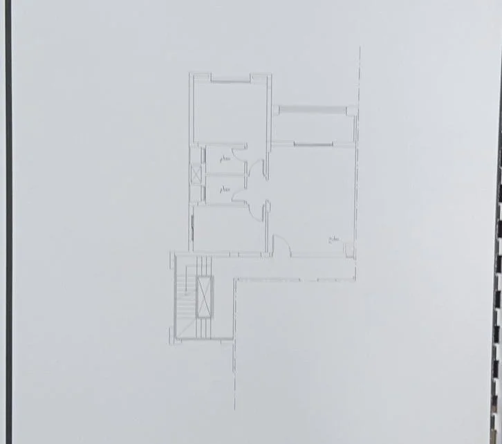 Floor plan of 108 m² penthouse with a 108 m² roof, 2028 delivery, for sale in Gaia