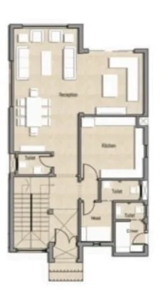 Floor plan of 330 m² villa with five baths plus maid and driver rooms for sale in Keeva