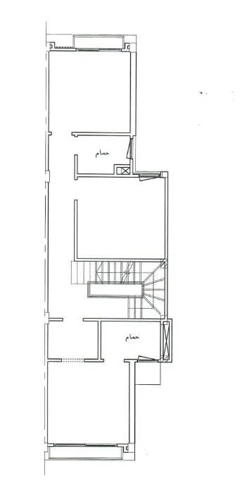 Floor plan of 199 m² townhouse with a 112 m² garden and 82 m² roof for sale in Rare